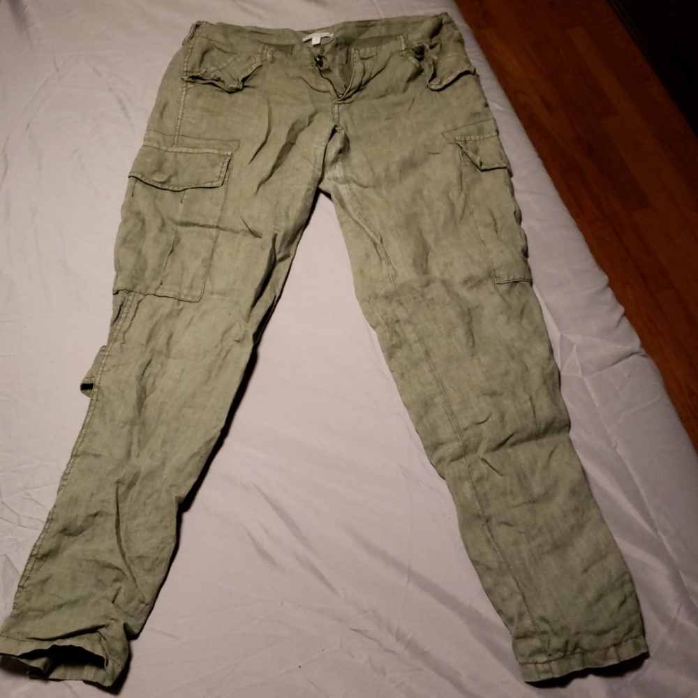 Green Linen pants